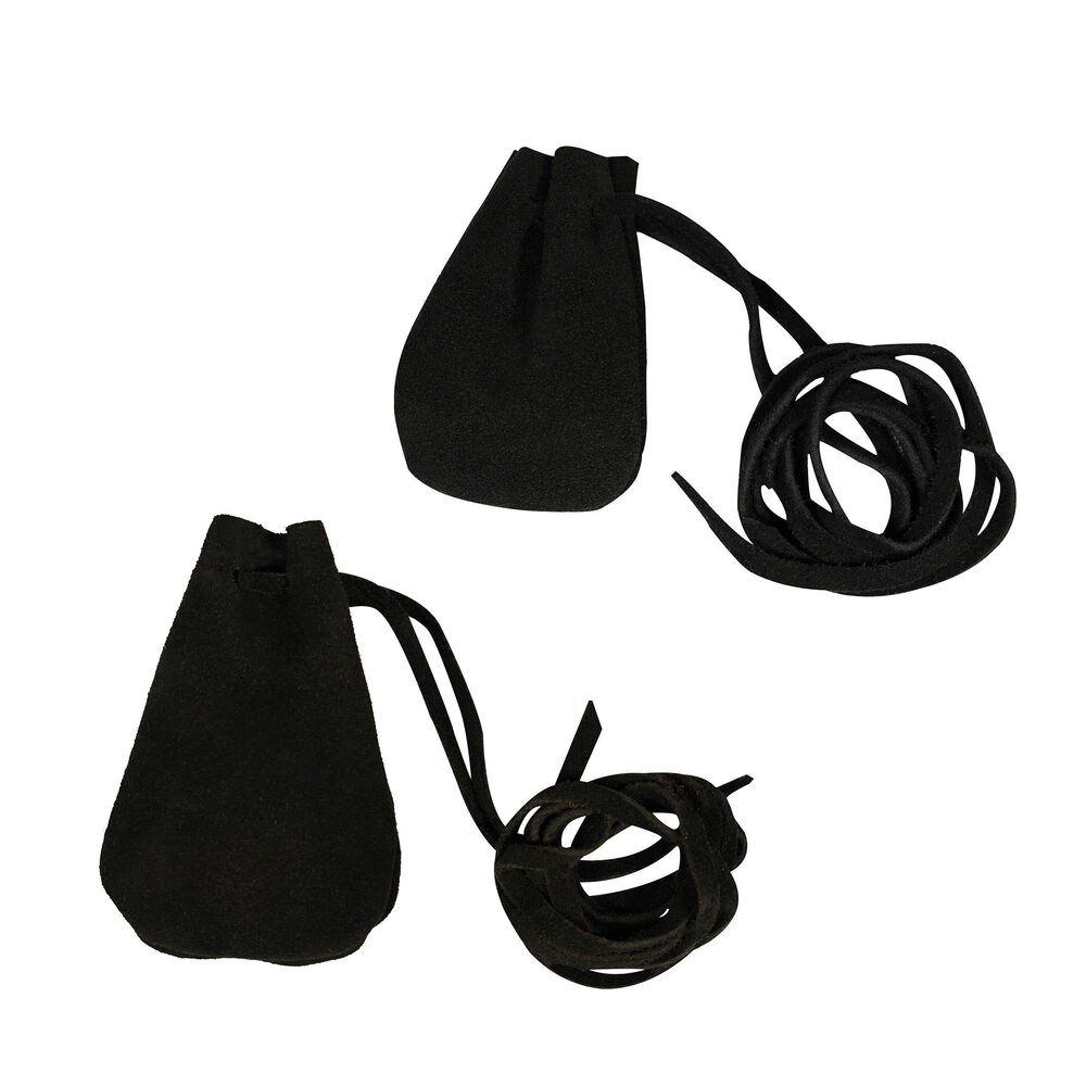 1214 Trinket Bags, Coin Dice Medieval Purses, Drawstring Medicine Bag Suede